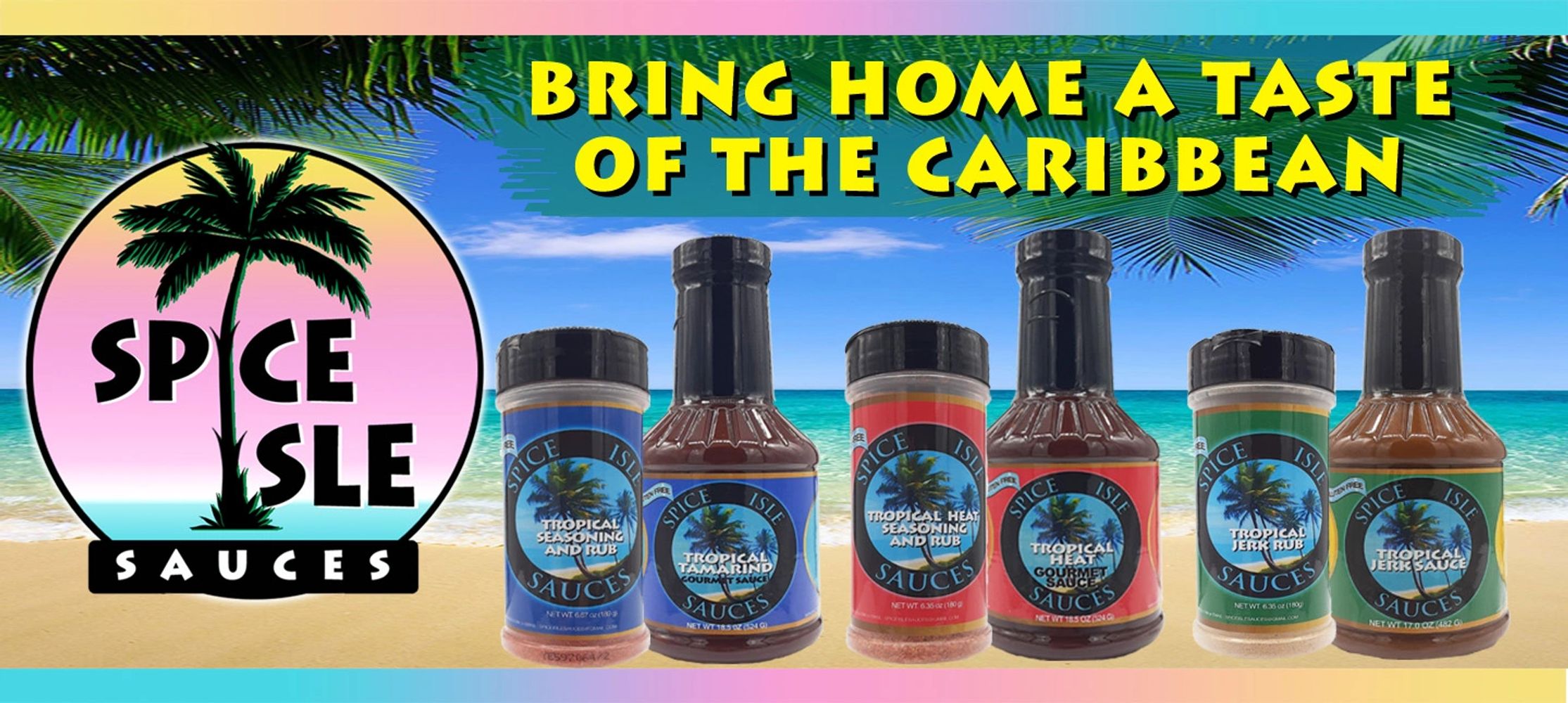 Caribbean Gourmet BBQ Sauces, Rubs, Seasonings Spice Isle Sauces